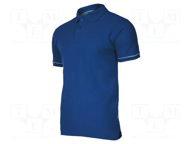 Polo shirt; Size: M; navy blue; 220g/m2 LAHTI PRO LAHTI-L4030502