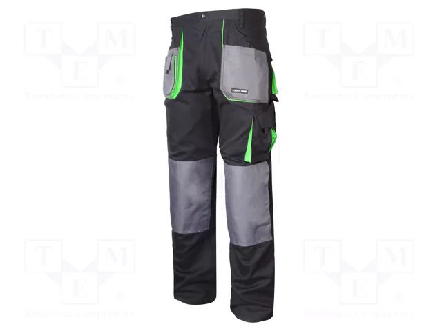 Dungarees; Size: XXXL; black-green; 270g/m2 LAHTI PRO LAHTI-L4050660