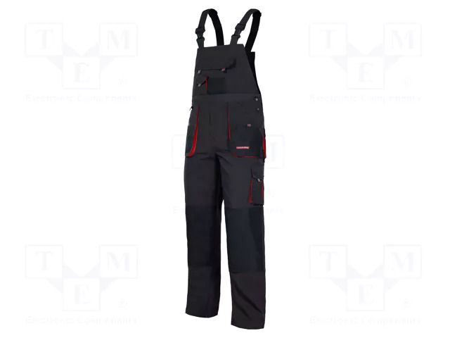 Dungarees; Size: 48,S; protective bib pants LAHTI PRO LAHTI-LPSR0248