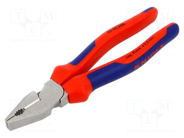Pliers; universal; high leverage; 200mm KNIPEX KNP.0205200