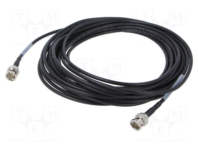 Cable; 9m; BNC male,both sides; black; straight; 0÷40°C; 75Ω 3M 1CX12-22-0S-009.0