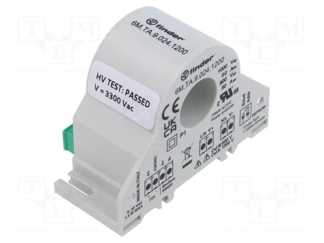 Current monitoring relay; AC/DC current; 9÷30VDC; 6M; IP20 FINDER 6M.TA.9.024.1200