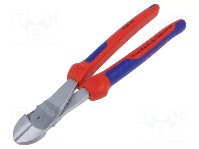 Pliers; side,cutting; high leverage; 250mm KNIPEX KNP.7405250