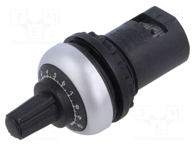Potentiometer; 22mm; Ø22mm; IP66; Potentiometer: single turn; 10kΩ FINDER 087.02.2
