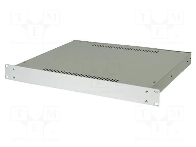 Enclosure: rack mounting; Standard: 19"; 180; 1U; light grey; rack RETEX RT-32180012