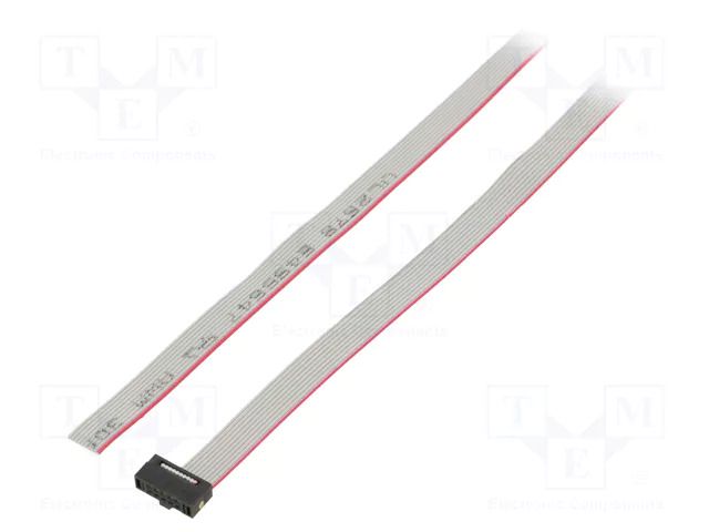 Ribbon cable with IDC connectors; IDC,wires; Tape ph: 0.64mm SAMTEC FFSD05S393701N
