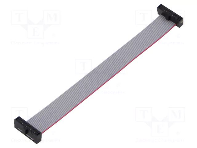Ribbon cable with IDC connectors; IDC,both sides; 101.6mm; 4" SAMTEC FFSD08D040001N