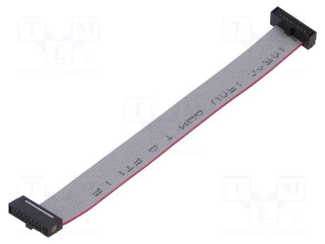 Ribbon cable with IDC connectors; IDC,both sides; 101.6mm; 4" SAMTEC FFSD08D040001NR
