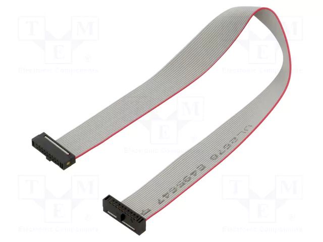Ribbon cable with IDC connectors; IDC,both sides; 203.2mm; 8" SAMTEC FFSD09D080001N