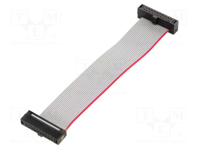 Ribbon cable with IDC connectors; IDC,both sides; 76.2mm; 3" SAMTEC FFSD10D030001NR