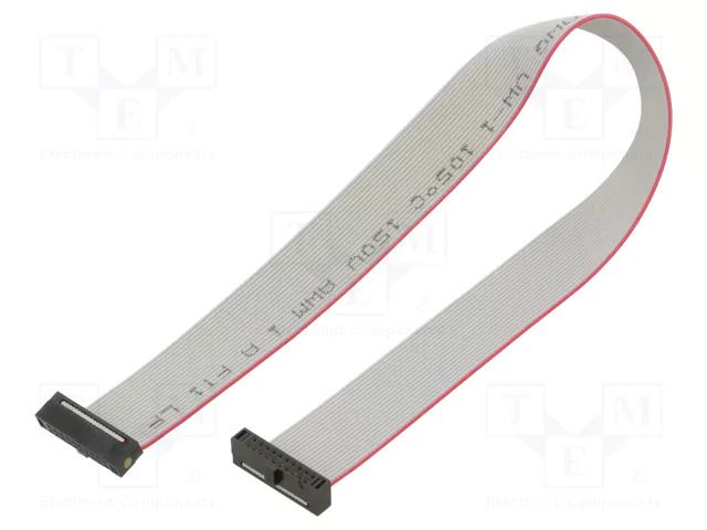 Ribbon cable with IDC connectors; IDC,both sides; 228.6mm; 9" SAMTEC FFSD10D090001N
