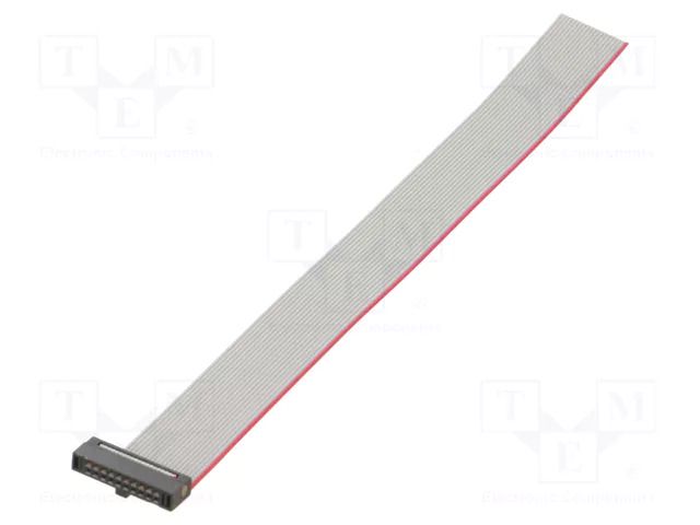 Ribbon cable with IDC connectors; IDC,wires; Tape ph: 0.64mm SAMTEC FFSD10S050001N