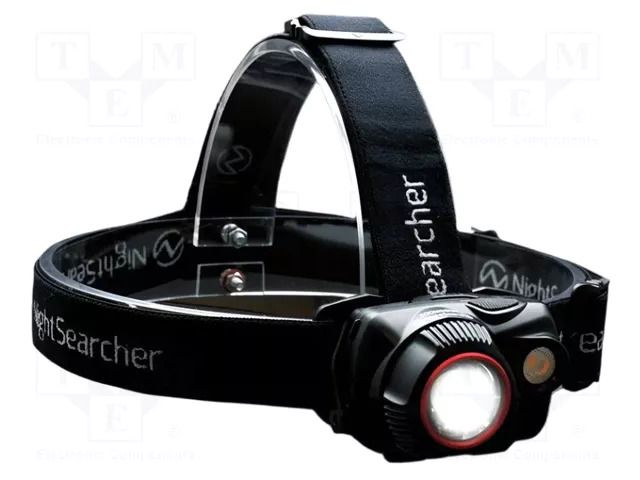 Torch: LED headtorch; waterproof; 25h; 700lm; IP54; ZOOM 700R-C NightSearcher NSHTZOOM700R-C
