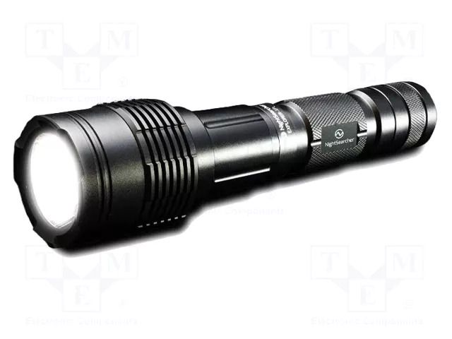 Torch: LED; waterproof; 12h; L: 193mm; 1100lm; Ø: 44mm; IP65 NightSearcher NSEXPLORERXPL-C