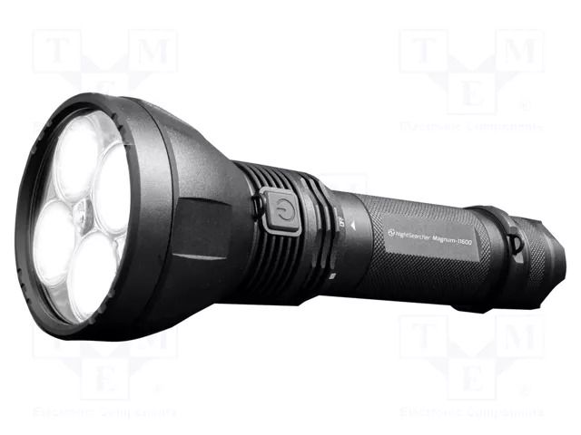 Torch: LED; waterproof; 54h; L: 273mm; 11600lm; Ø: 95mm; IP67 NightSearcher NSMAGNUM11600-EU