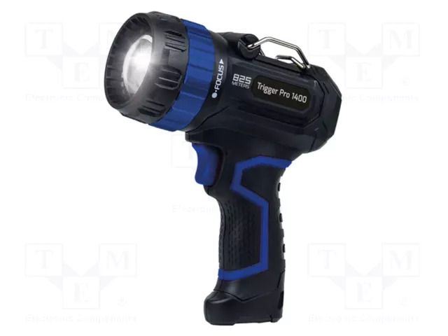 Lamp: working; IPX3; 1400lm; 10h; Number of operation modes: 3 NightSearcher NSTRIGGER-PRO1400