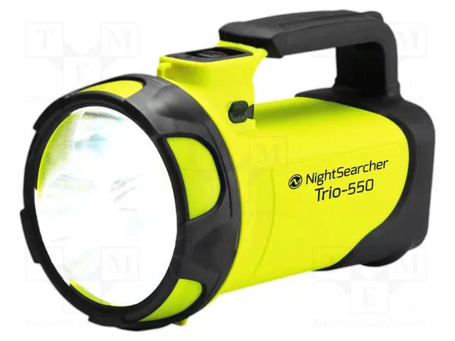 Lamp: working; IP54; 550lm; 15h; Trio-550; searchlight NightSearcher NSTRIO550-Y