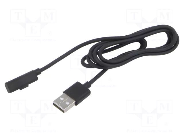 Connector 4 Contact Pogo, Male Cable Assy, 1000mm EDAC 687L0421A501200