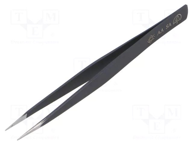 Tweezers; Blade tip shape: hook; Tweezers len: 130mm; ESD PIERGIACOMI PG-AA-SA-ESD