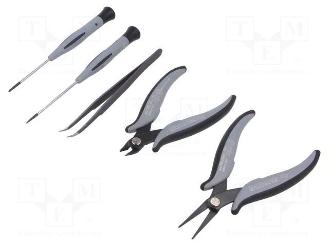 Kit: general purpose; bag; ESD; 5pcs. PIERGIACOMI PG-K5-UT2D