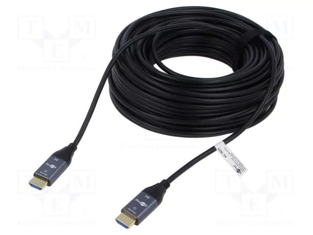 Cable; HDMI plug,both sides; PVC; HDCP 2.2,HDMI 2.1,optical GOOBAY GOOBAY-76276