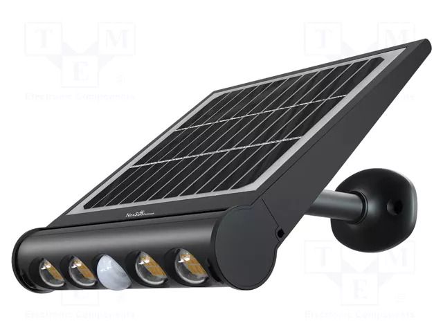 Lamp: LED lighting fixture; IP65; solar,with motion detector NightSearcher NEXSUN-CORSICAN