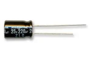 CAP, 220┬╡F, 25V, 20% 25ZLG220MEFC8X11.5