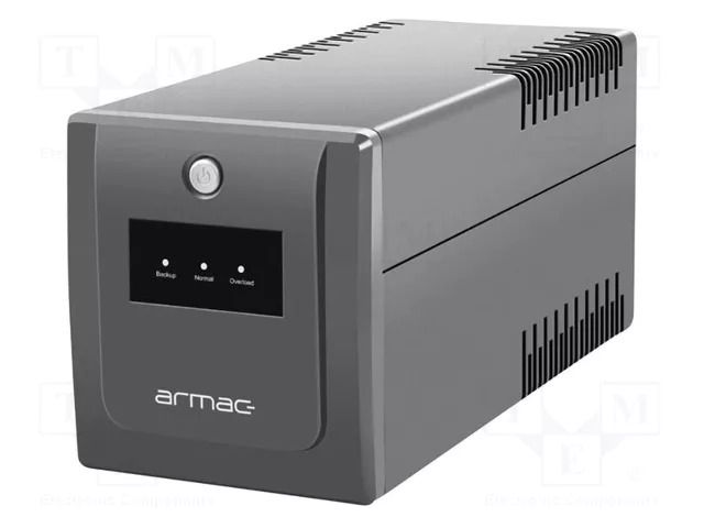 Power supply: UPS; 650W; 1000VA; 195÷255V; 345x146x162mm; 7Ah; 6h ARMAC H/1000F/LED