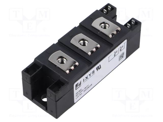Module: thyristor; double series; 1.8kV; 196Ax2; Y4-M6; Ufmax: 1.2V IXYS MCC200-18IO1