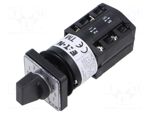 Switch: step cam switch; Stabl.pos: 10; 10A; 0-1-2-3-4-5-6-7-8-9 EATON ELECTRIC TM-2-8550/E