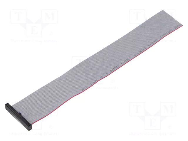 Ribbon cable with IDC connectors; IDC,wires; Tape ph: 0.64mm SAMTEC FFSD20S070001NRW