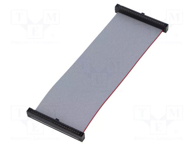 Ribbon cable with IDC connectors; IDC,both sides; 101.6mm; 4" SAMTEC FFSD25D040001NRW