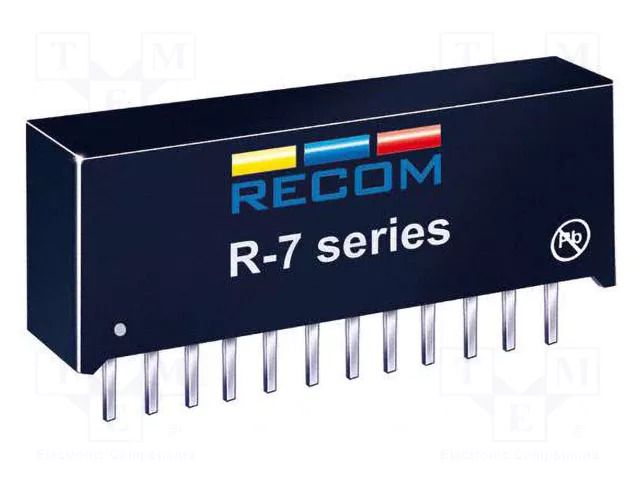 Converter: DC/DC; 36W; Uin: 15÷28VDC; Uout: 12VDC; Iout: 3A; SIP12 RECOM R-7312P