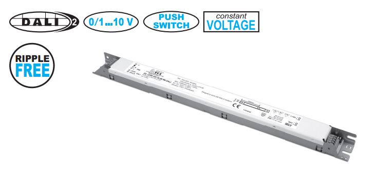 120W impulsinis LED šaltinis 24V 5A, PUSH-DIM, DALI2, TCI 127966