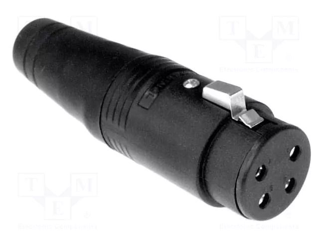 Connector: loudspeaker; plug; female; PIN: 5; for cable; 20A; 200V AMPHENOL AP-5-11