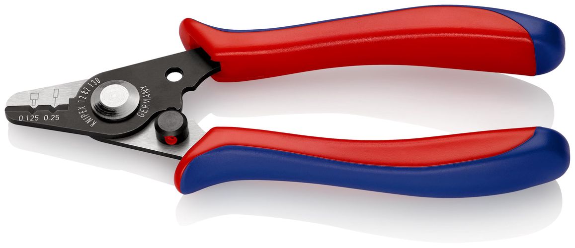 KNIPEX 12 82 130 SB Wire Stripper for fibre optics with plastic grips burnished 130 mm 12 82 130 SB 4003773050094