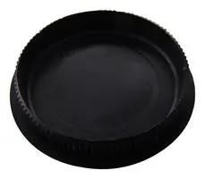 CAP, KNOB, GLAZED, BLACK 334.663