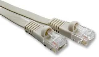LEAD, FLAT CAT6 UTP, BEIGE, 0.3M 2966-0.3F