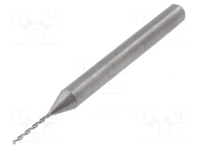 Drill bit; Ø: 0.6mm; carbon steel; PCB; 1/8" (3,175mm) BUNGARD BF0.6