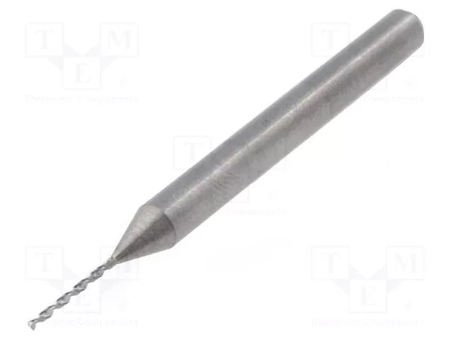 Drill bit; Ø: 0.6mm; carbon steel; 1/8"; 3.175mm; PCB BUNGARD BF0.6