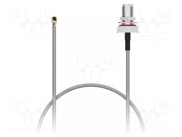 Cable; IPEX MHF 1,RP-SMA female; brown; -40÷85°C; 0÷3GHz; 200mm GCT CAB505RF-0200-A-1S