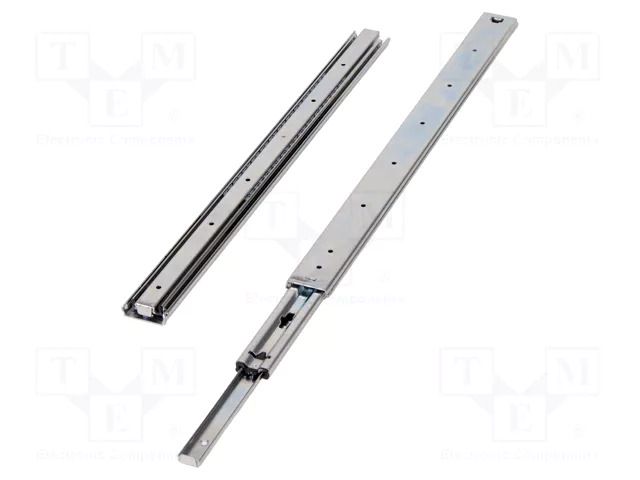 Ball guide; zinc plated steel; L: 650mm; 100kg; H: 53mm GTV Poland GTV-PK-0-H53-650