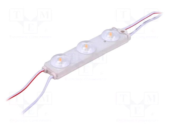 LED; white warm; 7000K; 1.08W; 174lm; IP67; 175°; No.of diodes: 3 POS PROLED-3WW-CC220