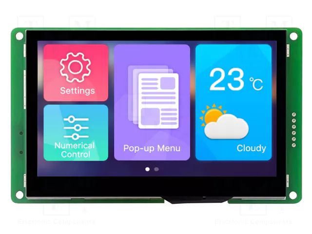 Display: TFT; 4.3"; 480x272; Illumin: LED; 8MBFLASH; RGB; 250cd/m2 Dwin Technology DMG48270C043-05WTC