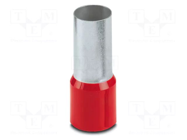 Tip: bootlace ferrule; insulated; copper; 95mm2; Bit len: 25mm PHOENIX CONTACT AI95-25RD