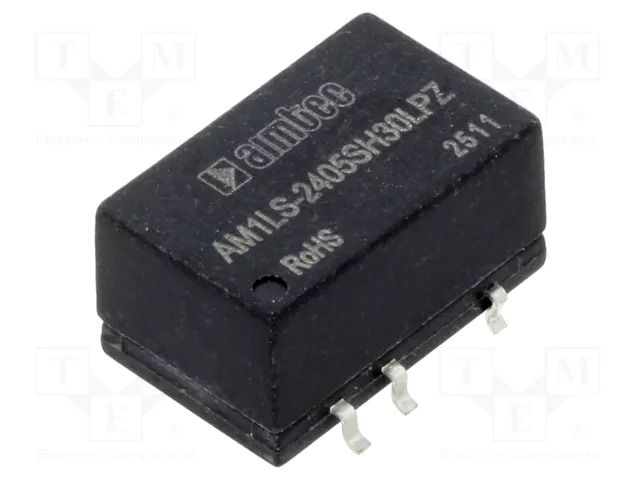 Converter: DC/DC; 1W; Uin: 21.6÷26.4VDC; Uout: 5VDC; Iin: 51mA; SMD AIMTEC AM1LS-2405SH30LPZ