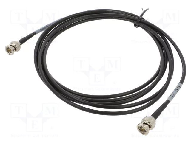 Cable; 3m; BNC male,both sides; black; straight; 0÷40°C; 75Ω 3M 1CX12-22-0S-003.0