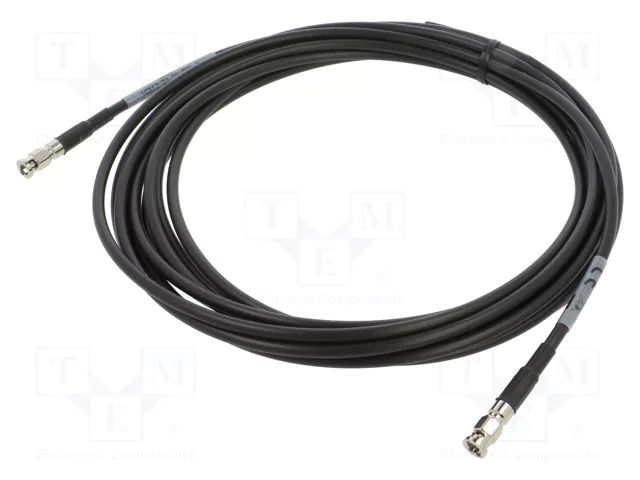 Cable; 5m; Micro BNC male,both sides; black; straight; 0÷40°C; 75Ω 3M 1CX12-33-0S-005.0