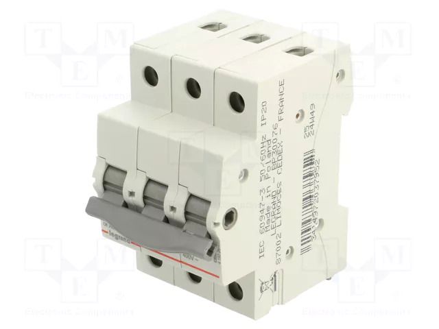 Switch-disconnector; Poles: 3; for DIN rail mounting; 63A; 400VAC LEGRAND 419328