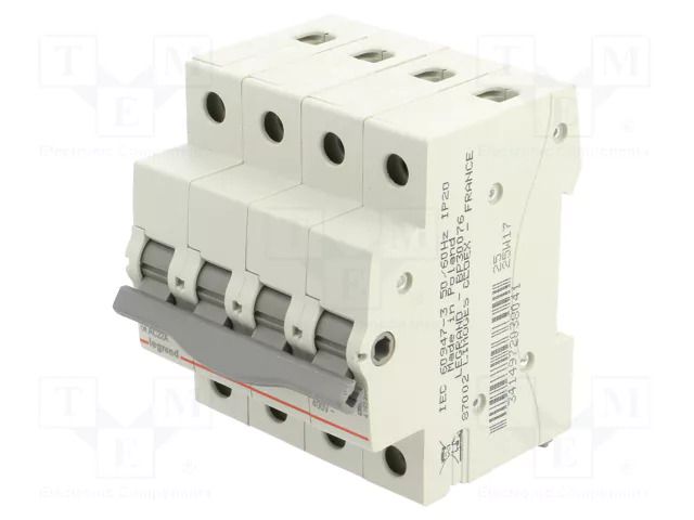 Switch-disconnector; Poles: 4; for DIN rail mounting; 63A; 400VAC LEGRAND 419331